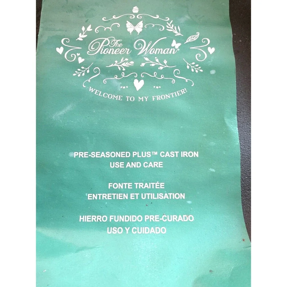 The Pioneer Woman easy cookware seasoned